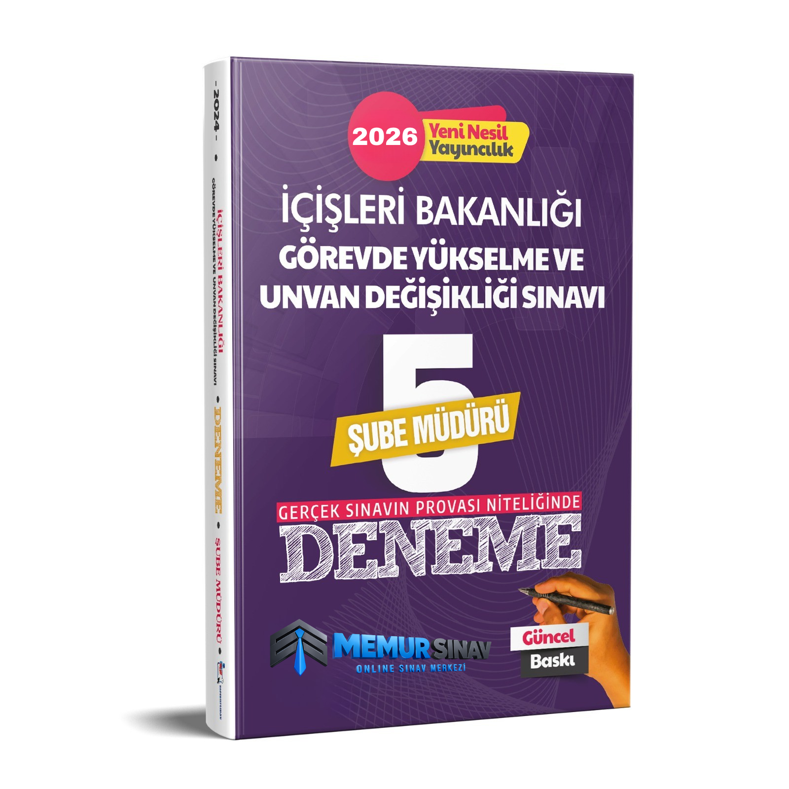 2026 İÇİŞLERİ BAKANLIĞI GYS VE ÜNVAN DEĞİŞİKLİĞİ ŞUBE MÜDÜRÜ 5'Lİ SET