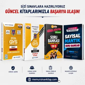 2026 CTE GYS İKİNCİ MÜDÜR HAZIRLIK KİTABI + SORU BANKASI 4'LÜ SET