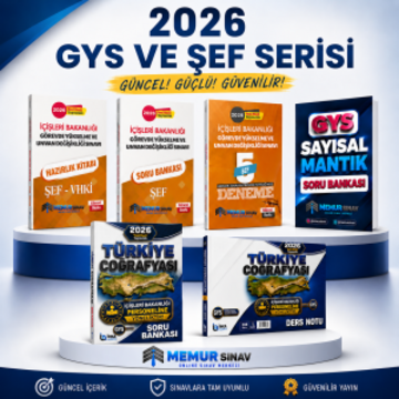İÇİŞLERİ ŞEF/VHKİ 6'LI SET
