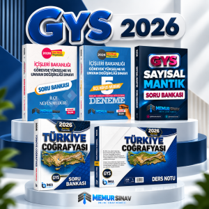 2026 İÇİŞLERİ BAKANLIĞI GYS VE ÜNVAN DEĞİŞİKLİĞİ İLÇE NUFÜS MÜDÜRÜ 5'Lİ SET