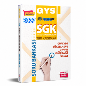 2027 SGK GYS SORU BANKASI