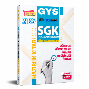 2027 SGK GYS HAZIRLIK KİTABI