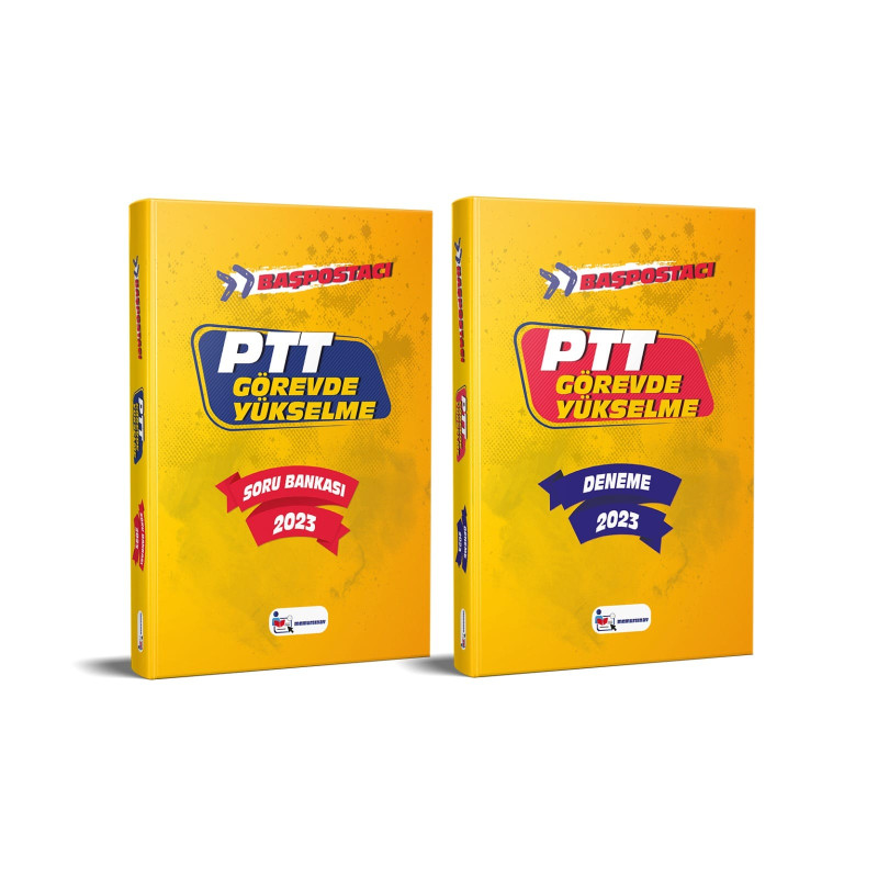 2023 PTT GYS BAŞPOSTACI 2'Lİ SET (Soru Bankası + 4'lü Deneme)