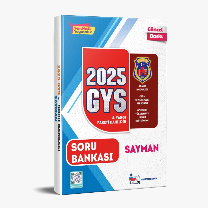 2025 CTE GYS SAYMAN SORU BANKASI