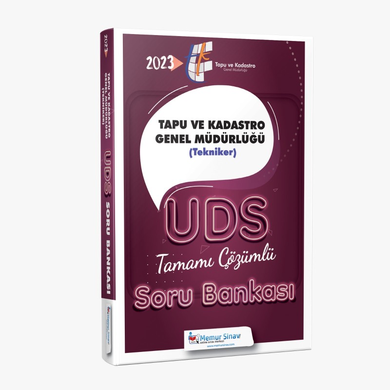 2023 Tapu Ve Kadastro (Tekniker) Soru Bankası