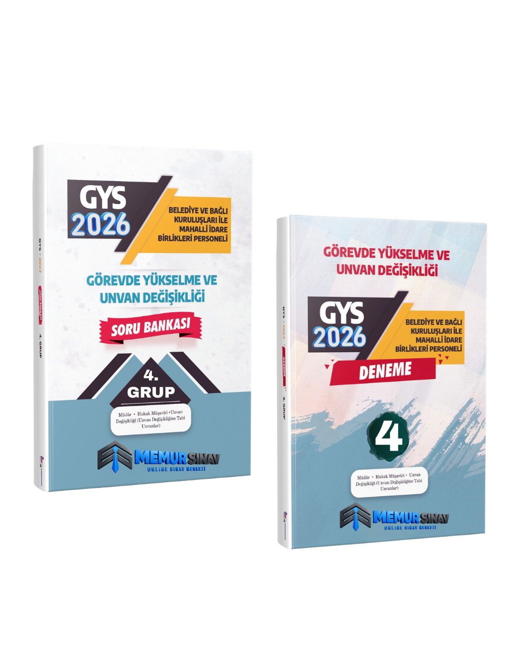 2026 Yerel Yönetimler 4. Grup 2'li SET GYS Soru Bankası ve Deneme SETİ (Müdür, Hukuk Müşaviri, Unvan Değişikliğine Tabii Unvanlar)