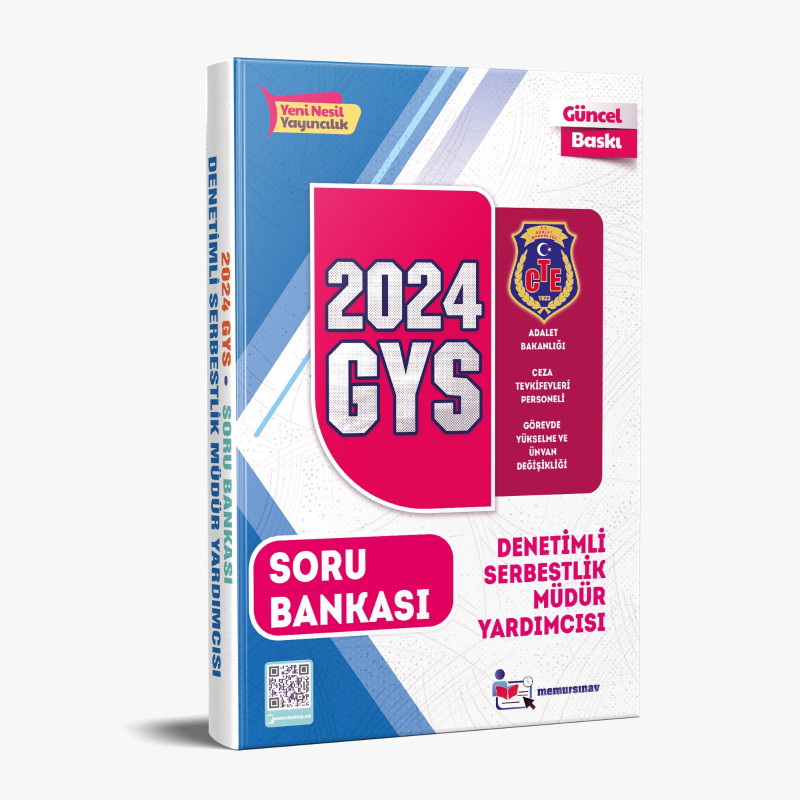 2024 CTE GYS DENETİMDE SERBESTLİK MÜDÜR YARD. SORU BANKASI