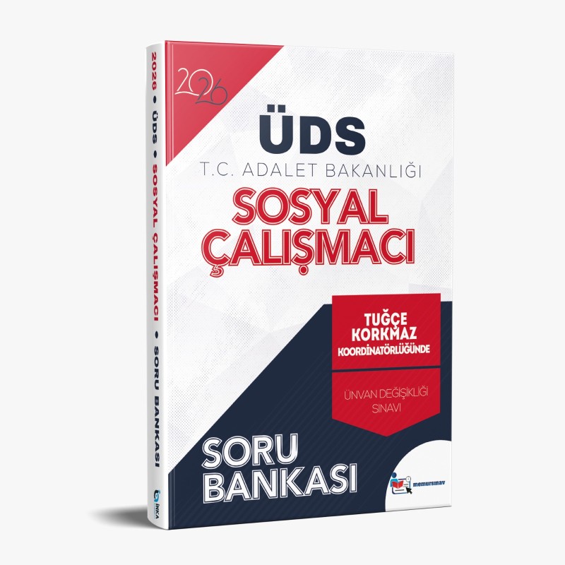 ADALET BAKANLIĞI SOSYAL ÇALIŞMACI ÜDS SORU BANKASI