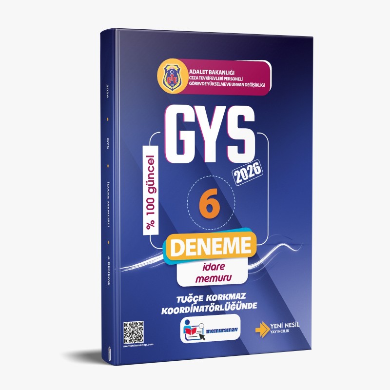 CTE İDARE MEMURU 6'LI DENEME