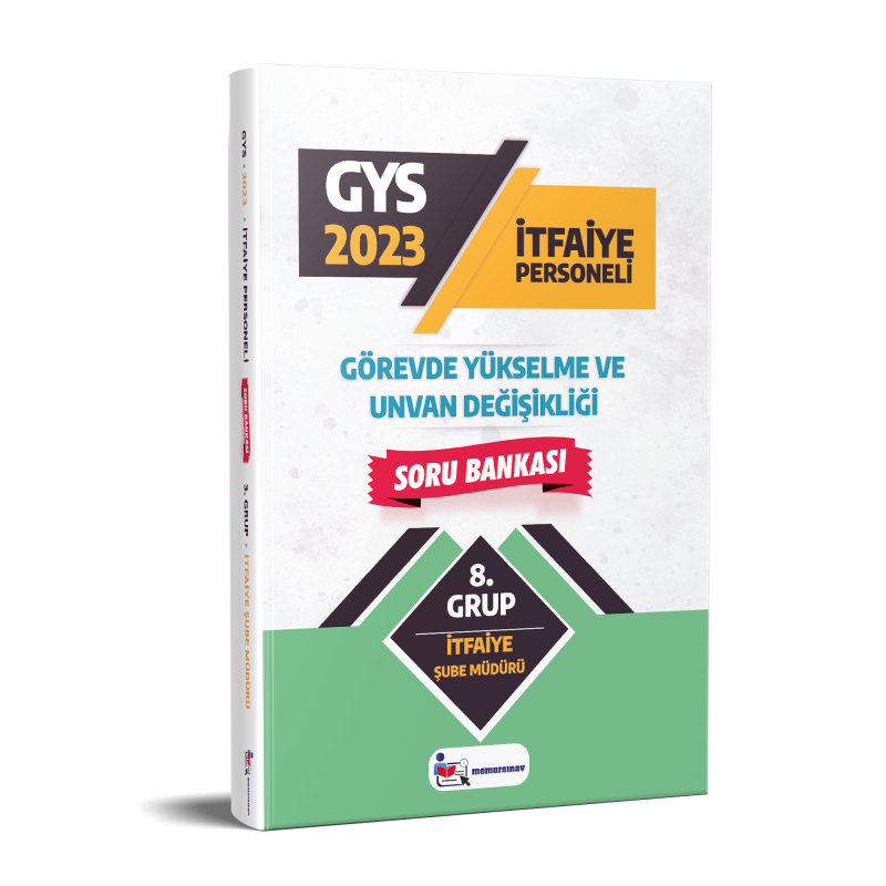 2023 Yerel Yönetimler (İtfaiye Şube Müdürü) 8. Grup GYS Soru Bankası