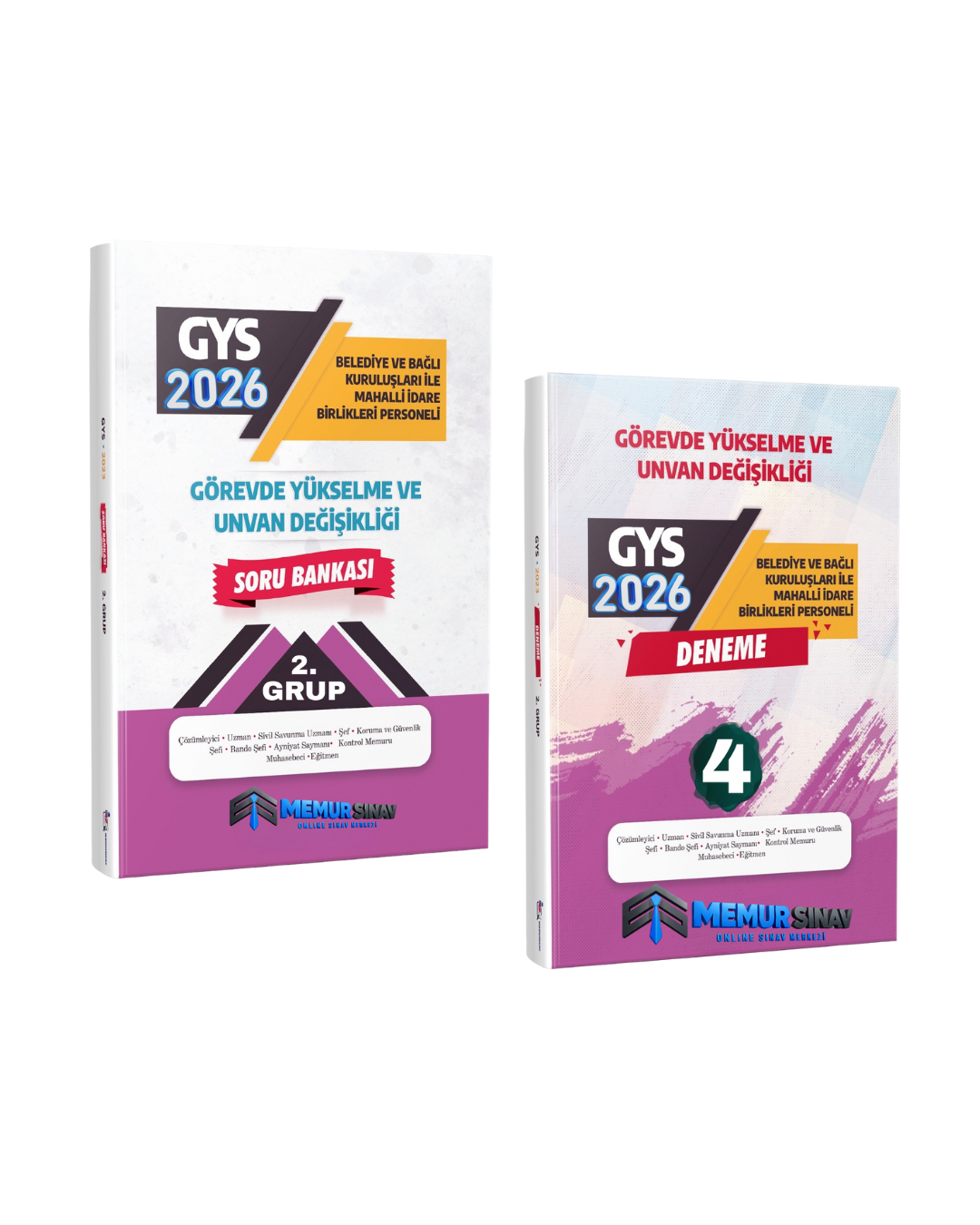 2026 Yerel Yönetimler 2'li SET GYS Soru Bankası ve Deneme SETİ (Çözümleyici, Uzman, Sivil Savunma Uzmanı, Şef, Koruma ve Güvenlik Şefi, Bando Şefi, Ayniyat Saymanı, Memuru, Muhasebeci, Eğitmen